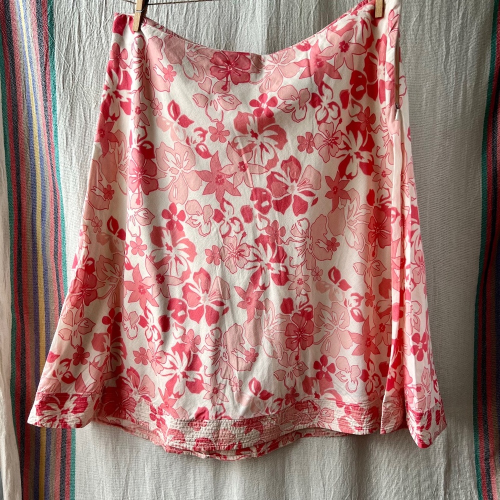 DKNY Jeans Floral Skirt Size 8